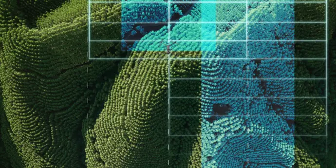 huella de las cámaras de DJI L3