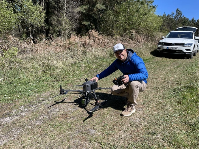 Angel Montero test DJI Matrice 350