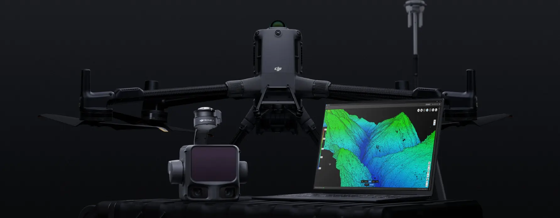 dji matrice 400 con LIDAR L3, DRTK3 y DJI Terra