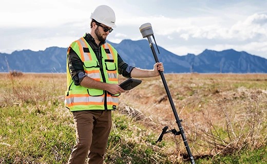 topografo con Trimble R12i