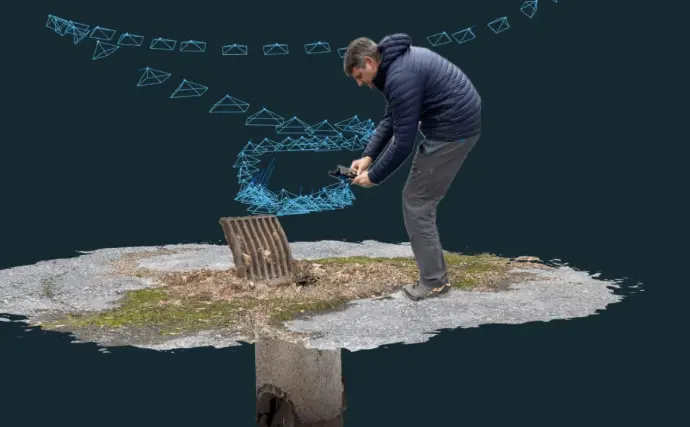 captura de imágenmes por videogrametría en 3Dsuvey