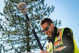 operario con trimble r980