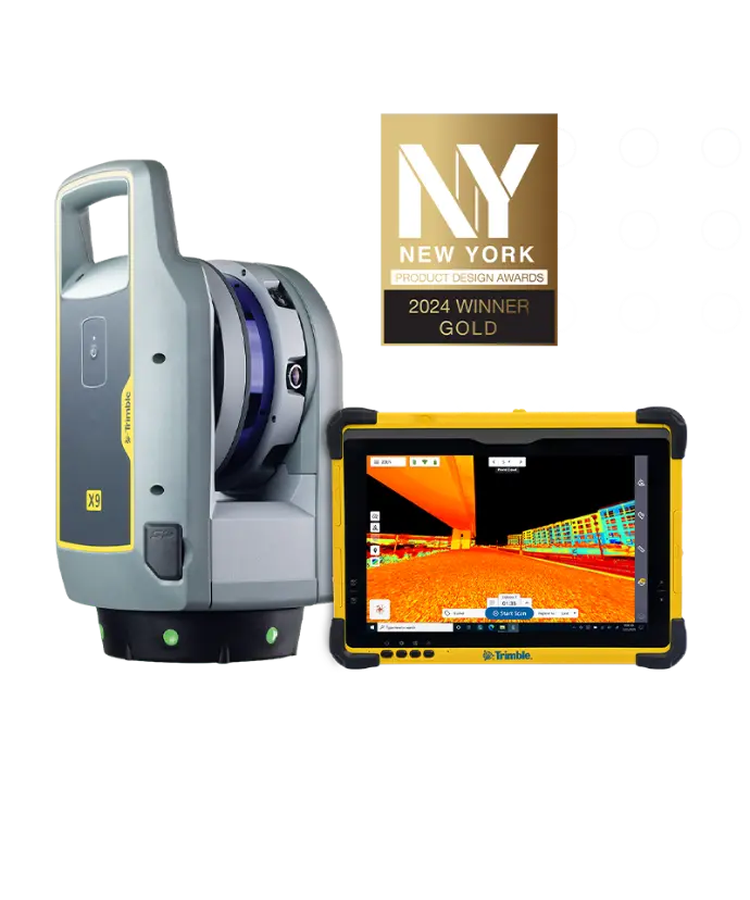 Escáner láser Trimble X9 con kit completo de accesorios