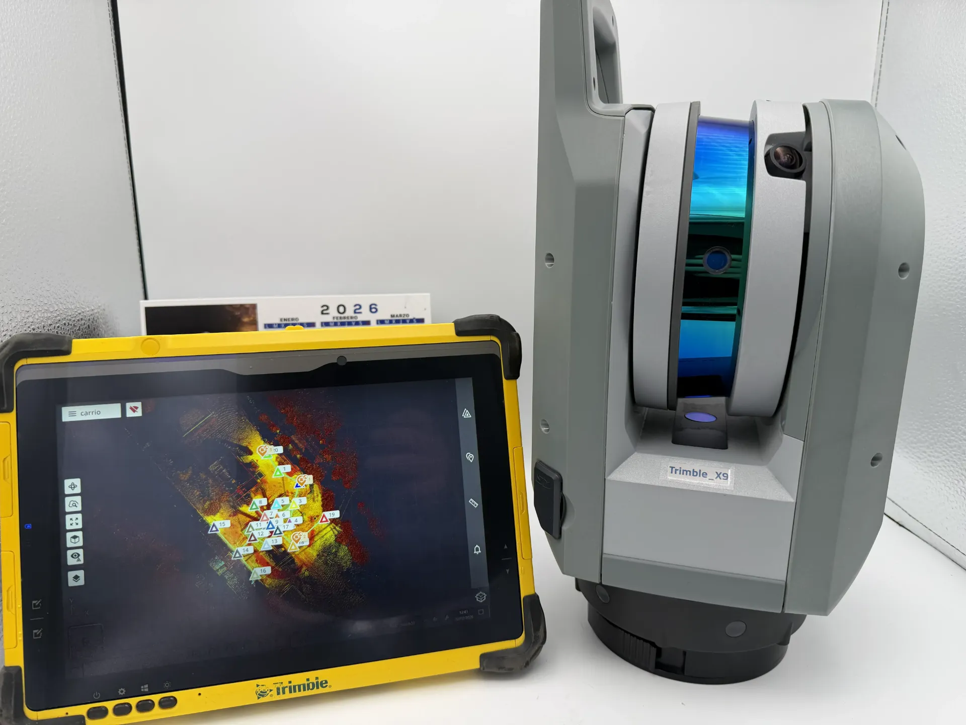 Trimble X9 + Tablet T10 + Perspective – escáner láser 3D de demostración
