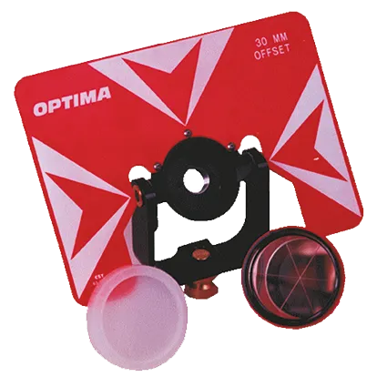 Prisma circular con soporte metálico grande