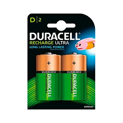 Pila Duracell recargable D2