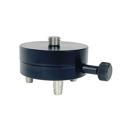 Adaptador base nivelante rotatorio con tornillo de fijación