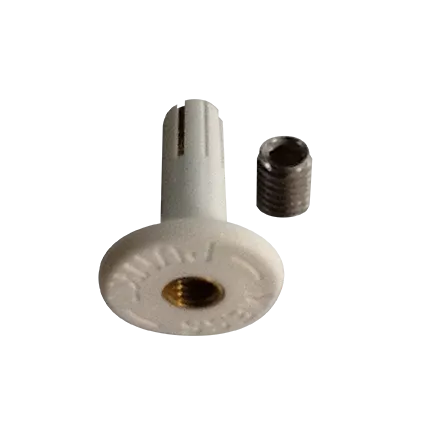 Perno de plástico con tornillo