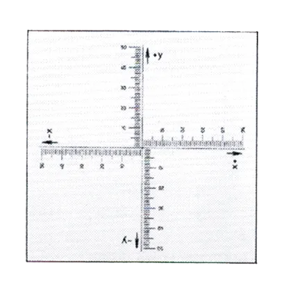 Señal de puntería metálica, con diana graduada