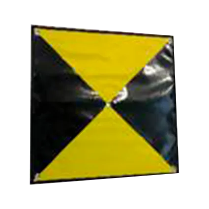 Diana para drone 50×50 cm (amarillo/negro)