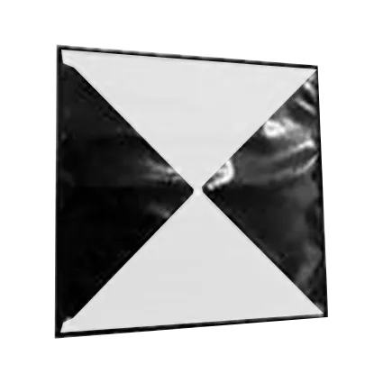 Diana para drone 50×50 cm (blanco/negro)