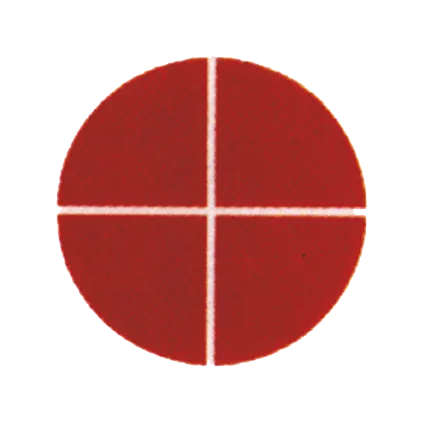 Señal de puntería con cruz